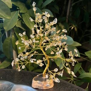 Citrine tree with agate base
